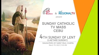 Sunday Catholic TV Mass Cebu: March 19, 2023