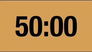 50 Minutes Countdown Timer - Fifty Minutes Counter