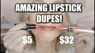 LIP DUPES! Drugstore versions of popular High End Lippies!