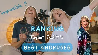 Ranking Taylor Swifts BEST Choruses !! (SO hard)