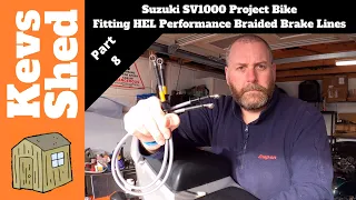 Suzuki SV1000 Project Bike - Part 8 - Fitting HEL Performance Front & Rear Braided Brake Lines