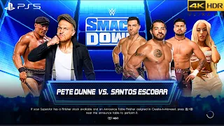 WWE 2K22 (PS5) - BUTCH vs SANTOS ESCOBAR | SMACKDOWN WORLD CUP SEMIFINAL MATCH | 11/25/22 [4K]