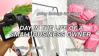 DAY IN THE LIFE OF A SMALL BUSINESS OWNER | Online Boutique