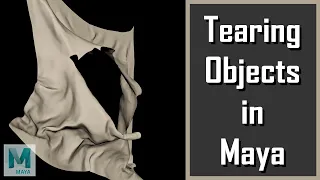 Maya Cloth Tear Simulation Tutorial