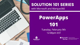 Solution 101 Series: PowerApps