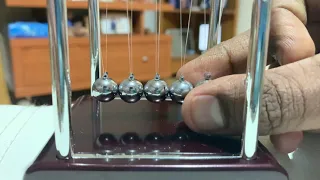 Newton’s cradle | Incredible Science | Conservation of momentum and energy | 4K video