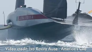 Luna Rossa New Tech, Curved Bridge, New Mast, Hitting 40 Knots and Looking Good. Vittorio's Review