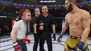 Hasbulla vs. Khamzat Chimaev - EA Sports UFC 4 - Crazy UFC 👊🤪