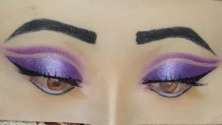 purple eye makeup tutorial|beauty blueprint||#tutorial #eyemakeuptutorial#dummy  #eyemakeup