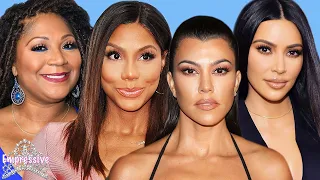 Tamar and Trina Braxton disapprove of Kim and Kourtney Kardashian