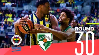 Fenerbahce fends off Zalgiris!| Round 30, Highlights | Turkish Airlines EuroLeague