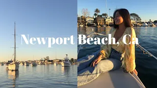 Sunset boat cruise in SoCal | Newport harbor