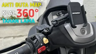 Pasang Holder HP MOTOWOLF V3 360° | Yamaha NMAX