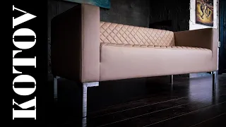 копия итальянского дивана. copy of italian sofa. диван своими руками. timelapse.