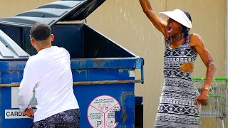 Blind Man Garbage Water Prank!