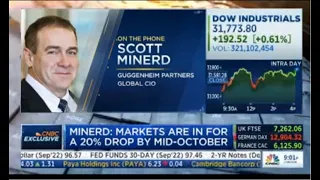 S&P To Fall Another 20% by Mid-October: Scott Minerd: