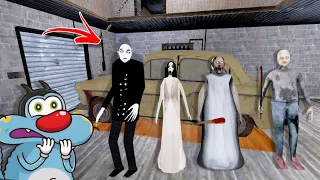 Nosferatu Now Comes Together in Granny 4 Rebellion 1.1.3 Car Escape New Update With Oggy and Jack