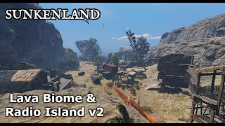 Lava Biome & Radio Island v2 | Sunkenland Gameplay | Part 8