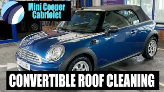 Convertible Mini Cooper | Roof Clean & Weatherproofing