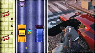 Evolution of Stealing Cars in GTA Games