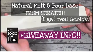 Recipe for natural melt & pour base FROM SCRATCH! |+contest info | Day 149/365