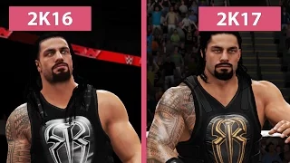 WWE 2K16 vs. WWE 2K17 Graphics Comparison on PS4