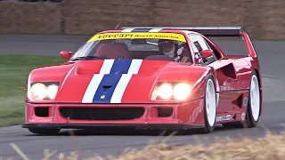 1992 Ferrari F40 LM feat. F120B Twin Turbo V8 Engine | PURE SOUND | Best of Goodwood #5