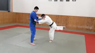 Ko uchi gari (подсечка изнутри).Обзор броска и выполнение его в разных направлениях. #judo