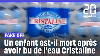 Consommation : Un enfant de 3 ans est-il mort après avoir bu de l’eau Cristaline ?