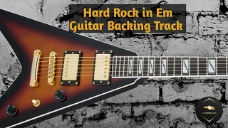 Hard Rock in Em - Guitar Backing Track