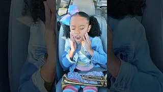 Little Blind Singer learns to SING with a TRUMPET w/ Vocal Coach