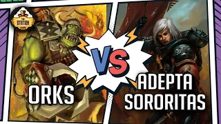 Orks vs Adepta Sororitas I Репорт | 1000 pts I Warhammer 40000