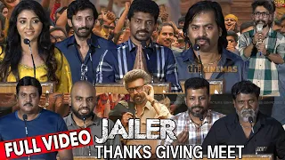 Full Video - Jailer Thanks Giving Meet | Nelson, Vasanth Ravi, Mirna Menon, Sunil, Redin Kngsley