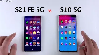 SAMSUNG S21 FE 5G vs S10 5G | Speed Test