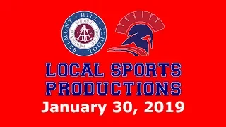 NEPSAC Boys' Hockey on LSP - Belmont Hill @ Lawrence Academy Spartans, 1.30.2019