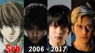 Evolution of Light Yagami in Anime & Live Action (Sub)