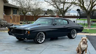 TEST DRIVE 1972 LS3 Restomod Chevelle FOR SALE. CALL 9168567931 or VICTORYLAPCLASSICS.NET