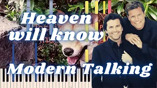 Modern Talking - Heaven will know Piano Tutorial