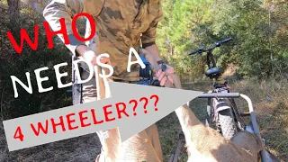 Hunting with an e-bike: How to recover your deer with an Electric Bike???