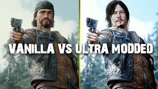 Days Gone PC 2023 Ultra Modded vs Vanilla Comparison