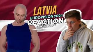 🇱🇻REACTION LATVIA I EUROVISION 2024 I DONS - HOLLOW I NATIONAL FINAL PERFORMANCE