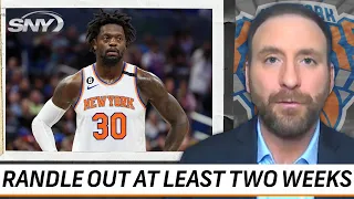 Knicks to be without Julius Randle for at least two weeks, how will they adapt? | Ian Begley | SNY