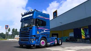 Euro Truck Simulator 2 1.50 Scania R580 into Paris