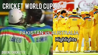 CRICKET WORLD CUP 92 / PAKISTAN vs AUSTRALIA / 26th Match / HD Highlights / DIGITAL CRICKET TV