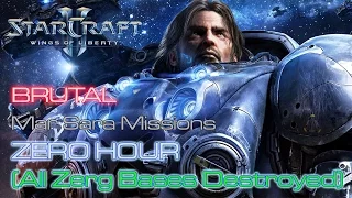 Starcraft II: Wings of Liberty - Brutal - Mar Sara - Mission 3: Zero Hour B (All Bases Destroyed)