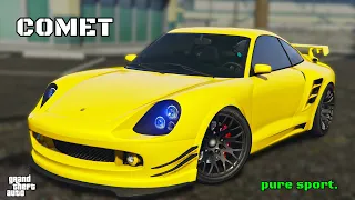 Comet Sport Car to Have | Review & Best Customization | GTA Online | Porsche 911 | Fresh Design!