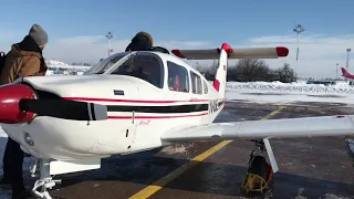 Перелёт Девички - Борисполь на Piper PA 28R Arrow IV