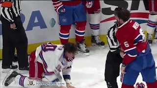 J.T. Miller vs Shea Weber Apr 14, 2017