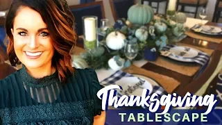 Thanksgiving Tablescape DIY On a Budget! Inspired by Williams Sonoma