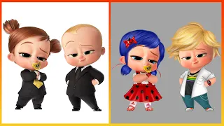 Boss Baby Glow Up Into Ladybug And Adrian - Boss Baby Glow Up